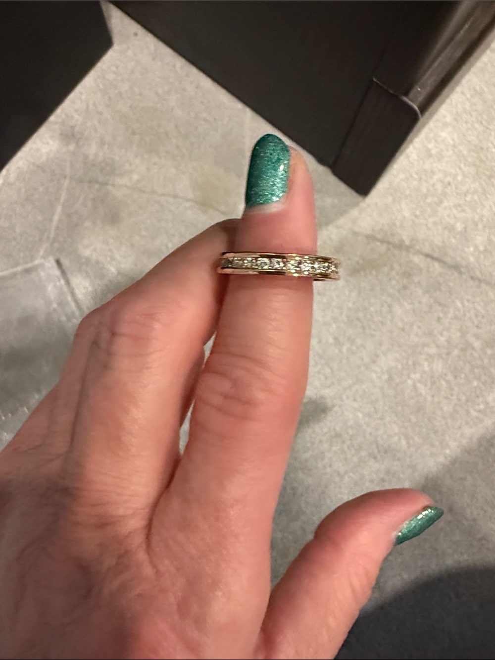 Park Lane Rose Gold Pavé Crystal Eternity Ring